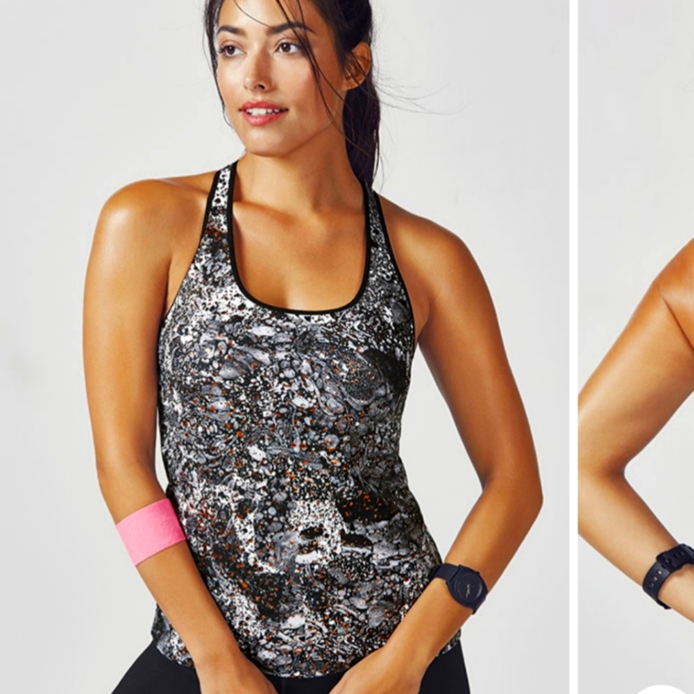 Fabletics Eiffel Tank-Gilded Granite-